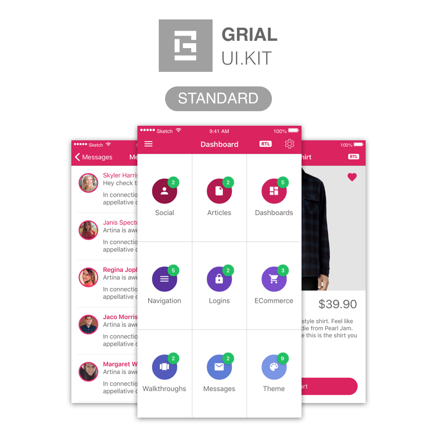 Grial UI Kit 3